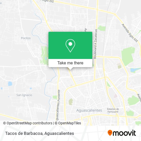 Mapa de Tacos de Barbacoa