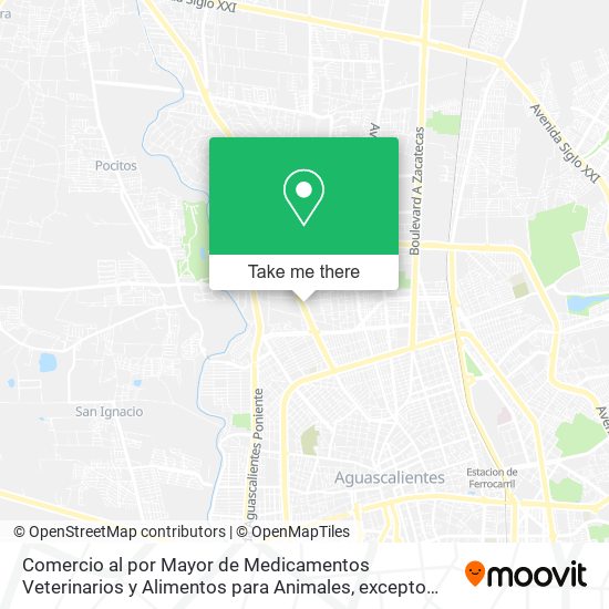 Comercio al por Mayor de Medicamentos Veterinarios y Alimentos para Animales, excepto Mascotas map