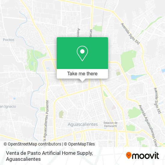 Mapa de Venta de Pasto Artificial Home Supply