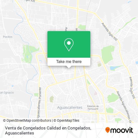 Mapa de Venta de Congelados Calidad en Congelados