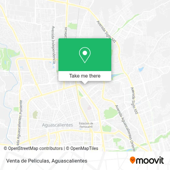 Venta de Peliculas map