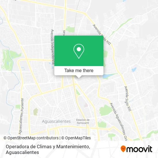 Operadora de Climas y Mantenimiento map