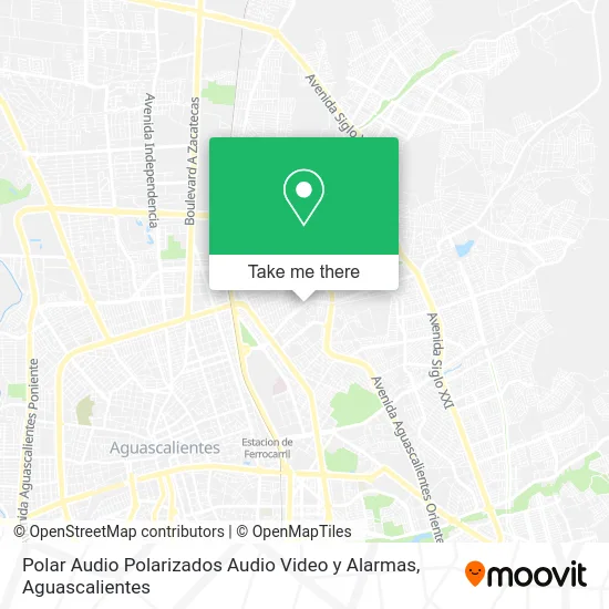 Polar Audio Polarizados Audio Video y Alarmas map