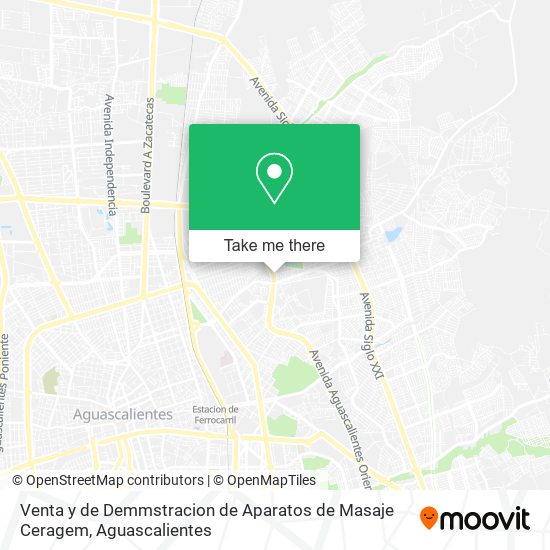 Venta y de Demmstracion de Aparatos de Masaje Ceragem map