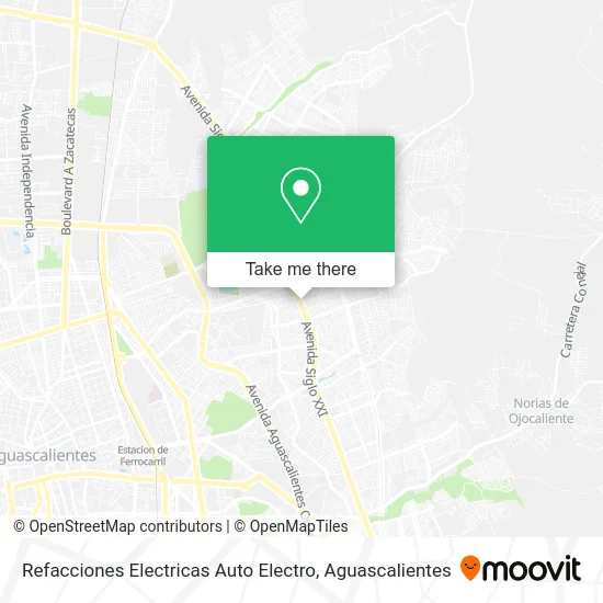 Refacciones Electricas Auto Electro map
