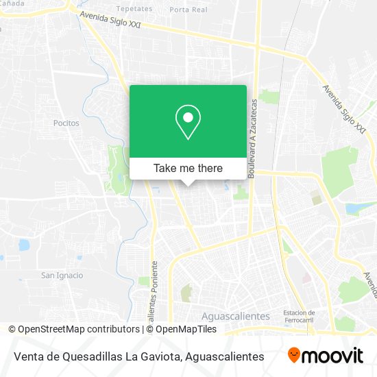 Venta de Quesadillas La Gaviota map