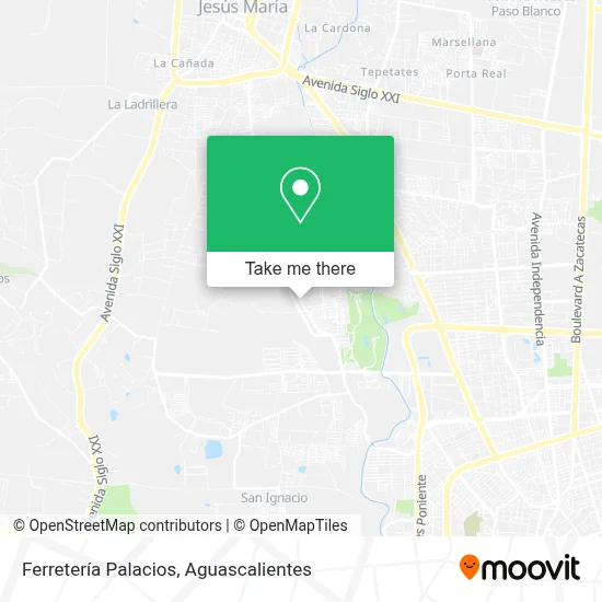 Ferretería Palacios map