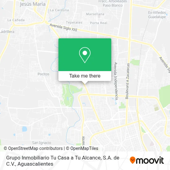 Grupo Inmobiliario Tu Casa a Tu Alcance, S.A. de C.V. map