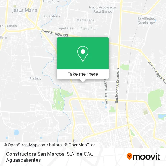 Constructora San Marcos, S.A. de C.V. map