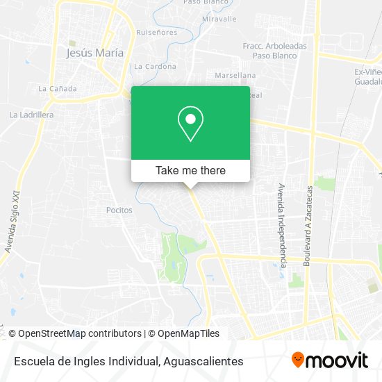Mapa de Escuela de Ingles Individual