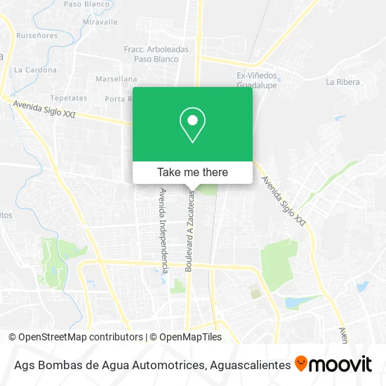 Ags Bombas de Agua Automotrices map