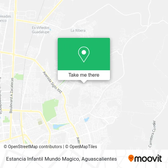 Estancia Infantil Mundo Magico map