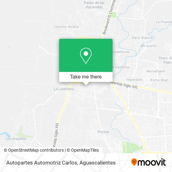 Autopartes Automotriz Carlos map