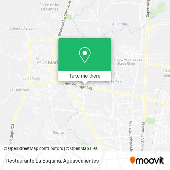 Restaurante La Esquina map