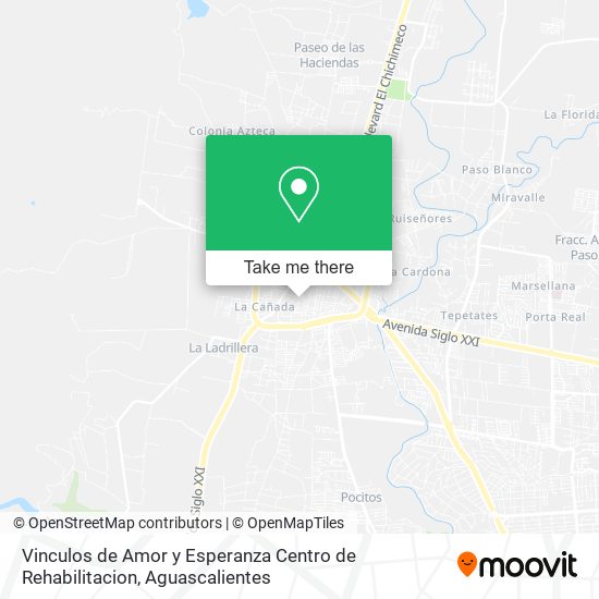 Vinculos de Amor y Esperanza Centro de Rehabilitacion map