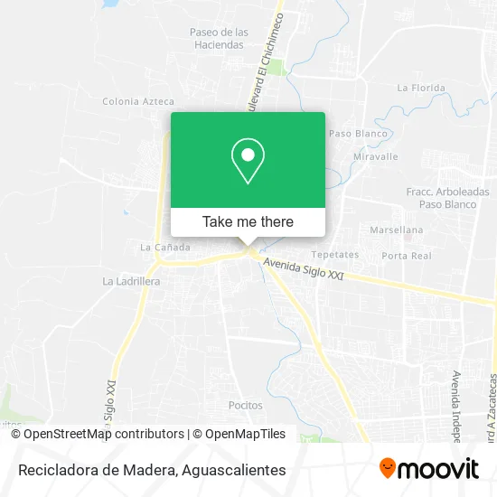 Recicladora de Madera map