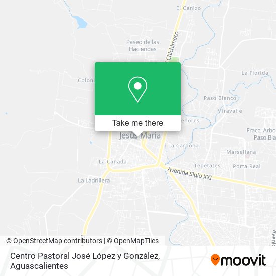 Centro Pastoral José López y González map