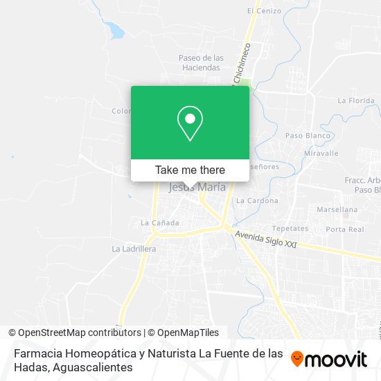 Farmacia Homeopática y Naturista La Fuente de las Hadas map