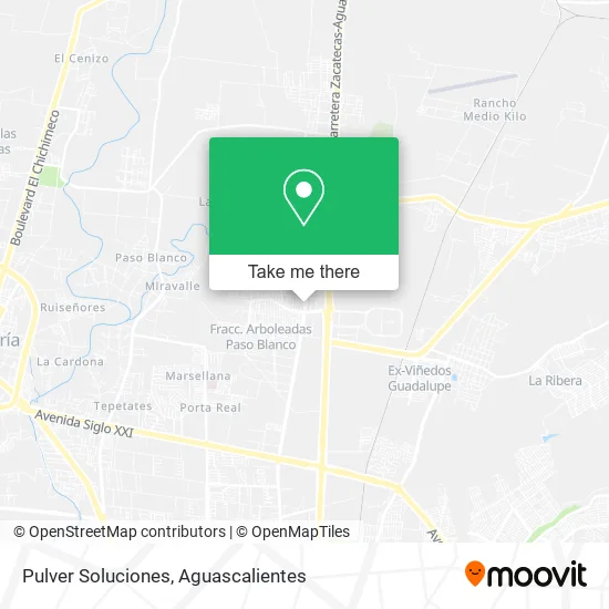 Pulver Soluciones map