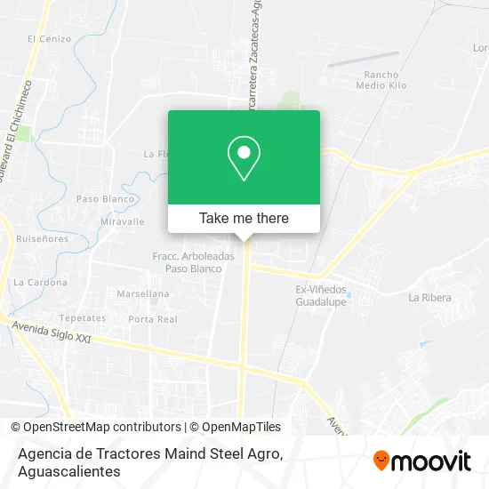 Agencia de Tractores Maind Steel Agro map