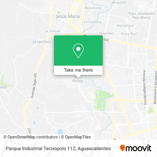 Mapa de Parque Industrial Tecnopolo 112