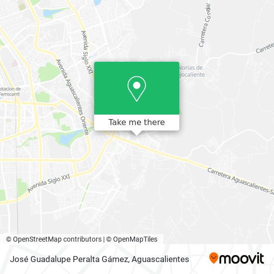 Mapa de José Guadalupe Peralta Gámez