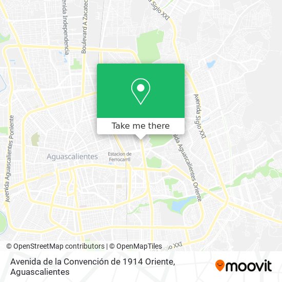 Avenida de la Convención de 1914 Oriente map