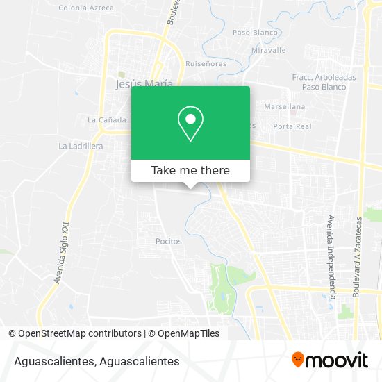 Aguascalientes map