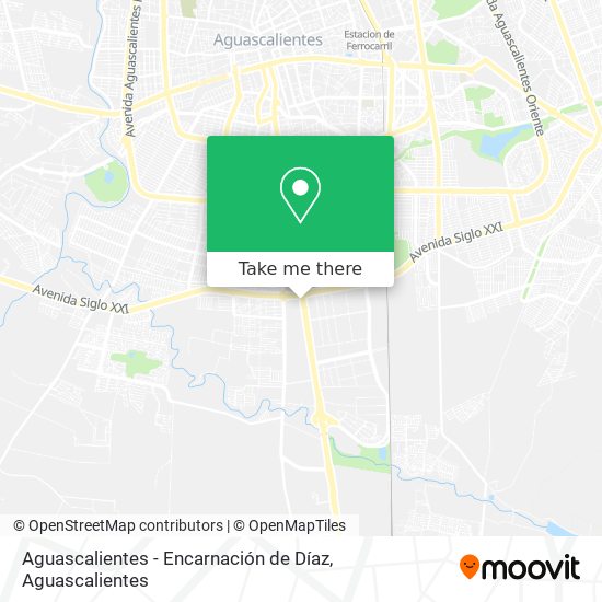 Mapa de Aguascalientes - Encarnación de Díaz