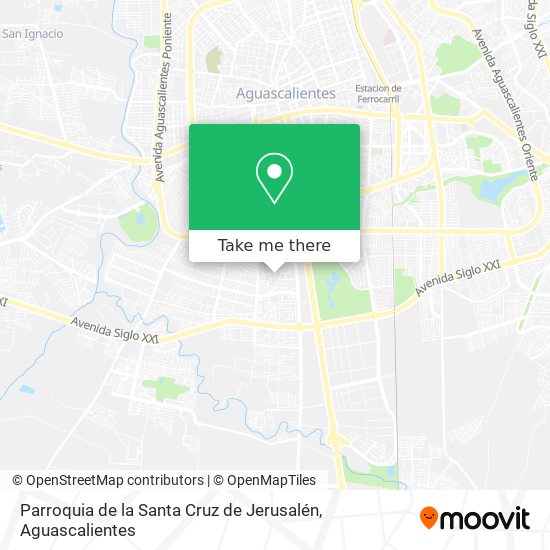 Parroquia de la Santa Cruz de Jerusalén map