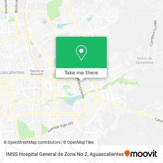 IMSS Hospital General de Zona No 2 map