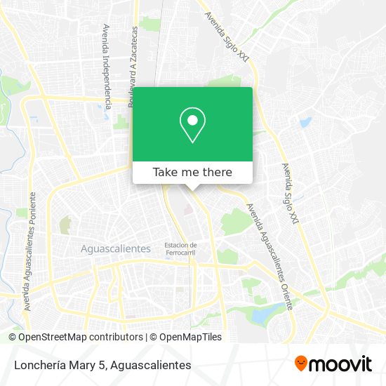 Mapa de Lonchería Mary 5