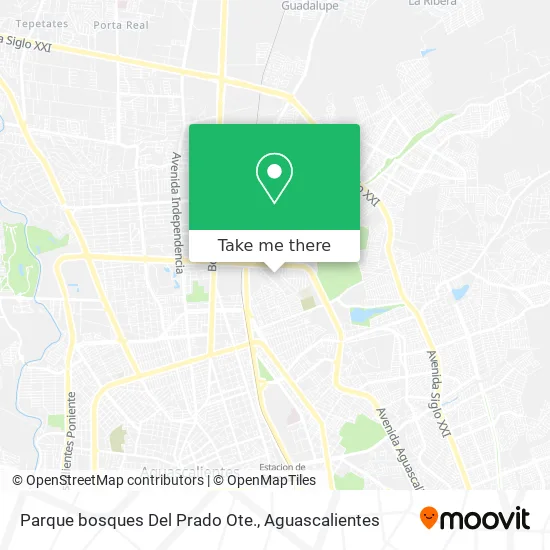 Parque bosques Del Prado Ote. map