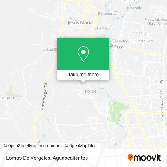 Lomas De Vergeles map