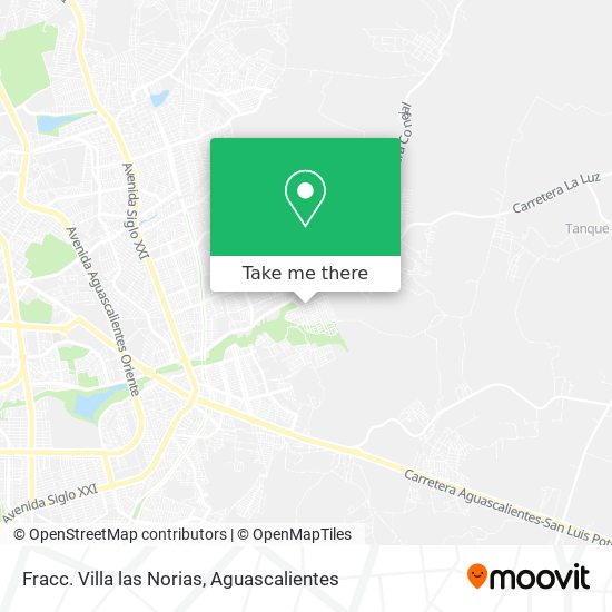 Fracc. Villa las Norias map