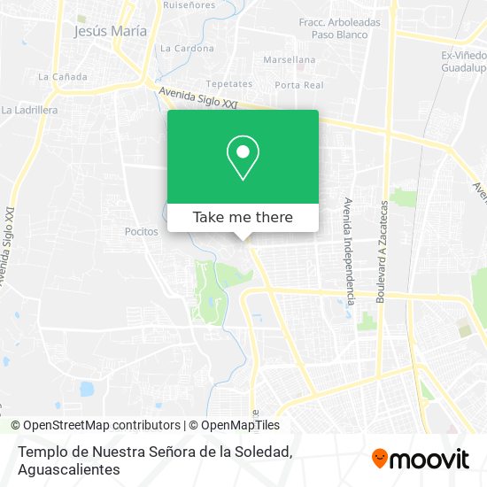 Mapa de Templo de Nuestra Señora de la Soledad