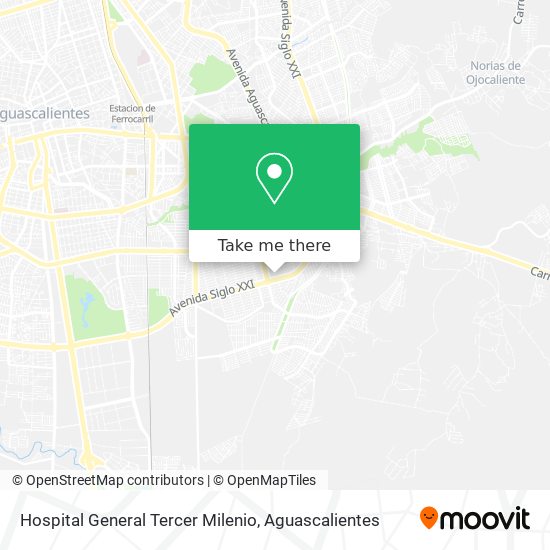 Hospital General Tercer Milenio map