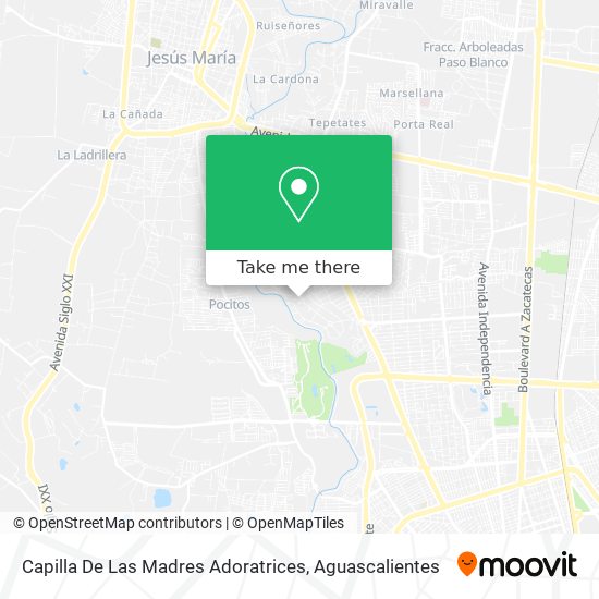 Capilla De Las Madres Adoratrices map