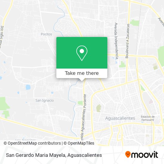 Mapa de San Gerardo Maria Mayela