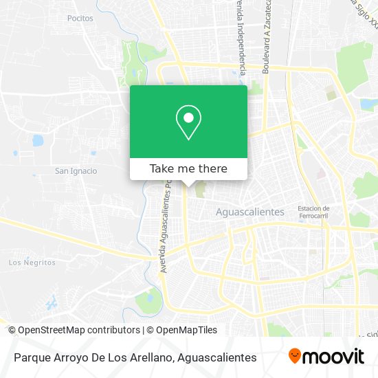Mapa de Parque Arroyo De Los Arellano
