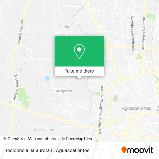 residencial la aurora II map