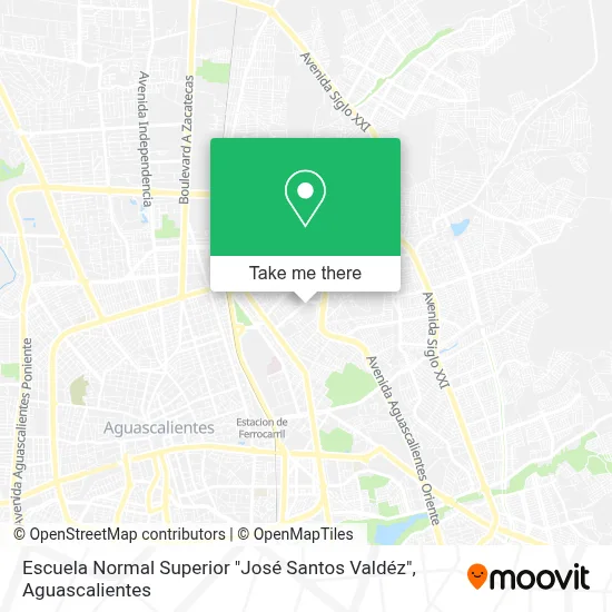 Escuela Normal Superior "José Santos Valdéz" map