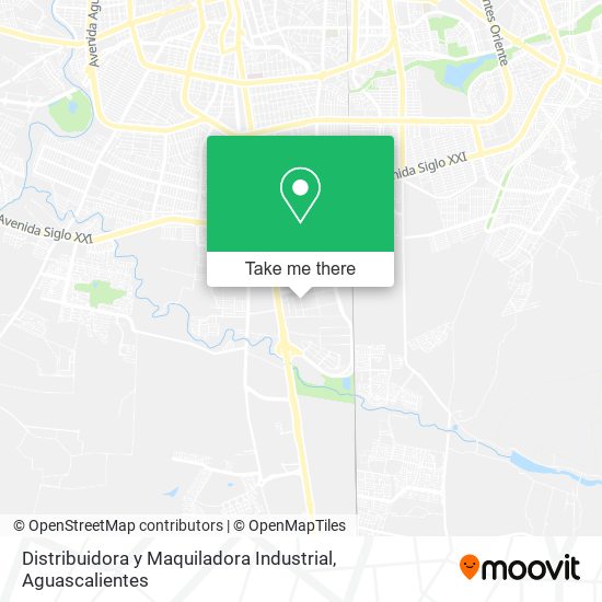 Mapa de Distribuidora y Maquiladora Industrial