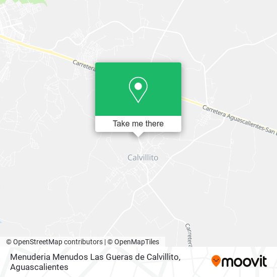 Menuderia Menudos Las Gueras de Calvillito map
