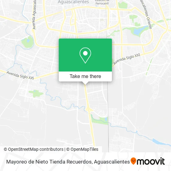 Mayoreo de Nieto Tienda Recuerdos map