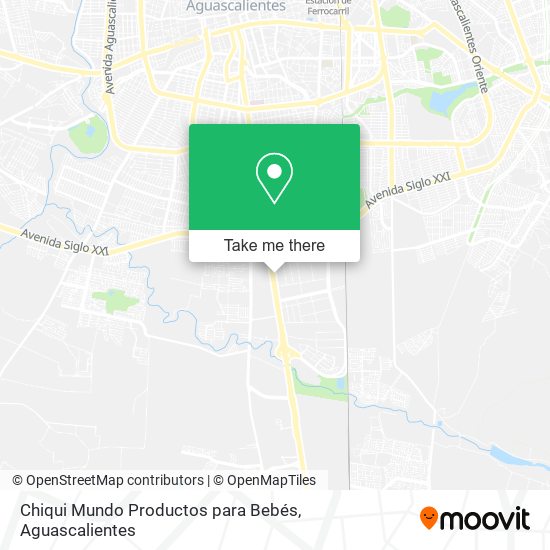 Chiqui Mundo Productos para Bebés map