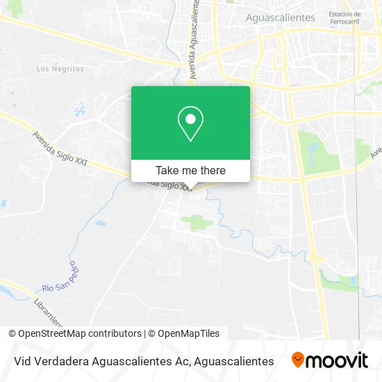 Vid Verdadera Aguascalientes Ac map