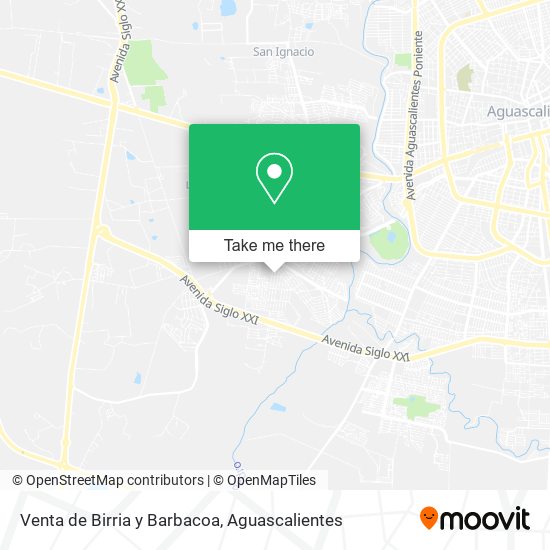 Mapa de Venta de Birria y Barbacoa