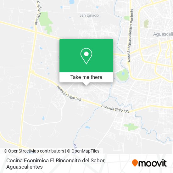 Cocina Econimica El Rinconcito del Sabor map