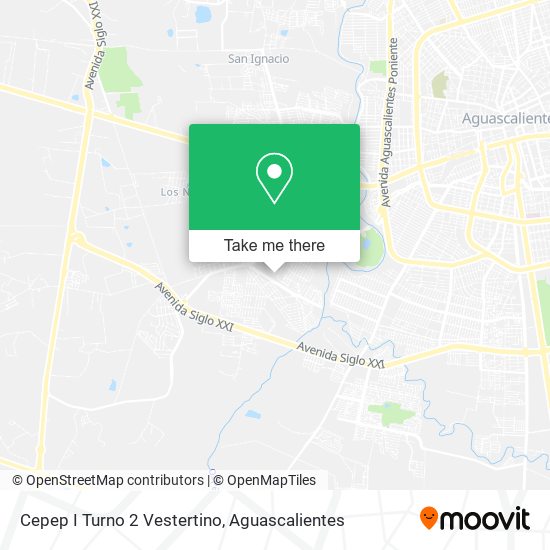Cepep I Turno 2 Vestertino map